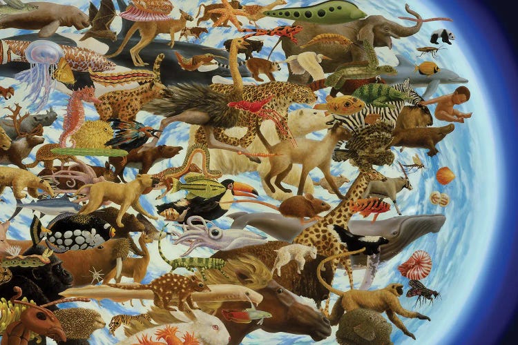 Space Race by Charles Lynn Bragg wall art