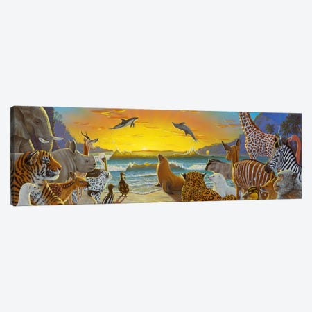 Sunrise Canvas Print #LYB28} by Charles Lynn Bragg Art Print