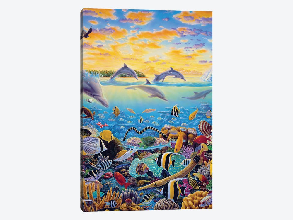 Tales Of Tavarua by Charles Lynn Bragg 1-piece Canvas Art Print