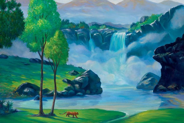 Charles Lynn Bragg: Tiger Walks by Charles Lynn Bragg