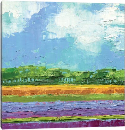 Lavender Field Canvas Art Print - Lelya Chara