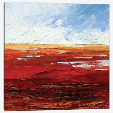 Landscape. Red Earth Canvas Print #LYC28} by Lelya Chara Canvas Artwork