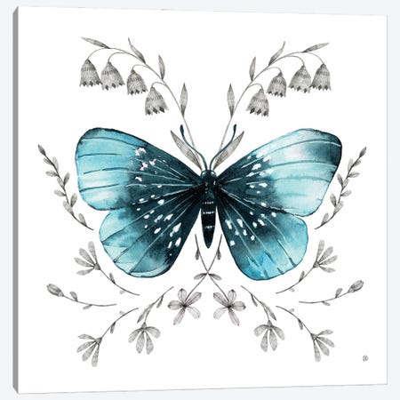 Butterfly II Canvas Print #LYC51} by Lelya Chara Art Print