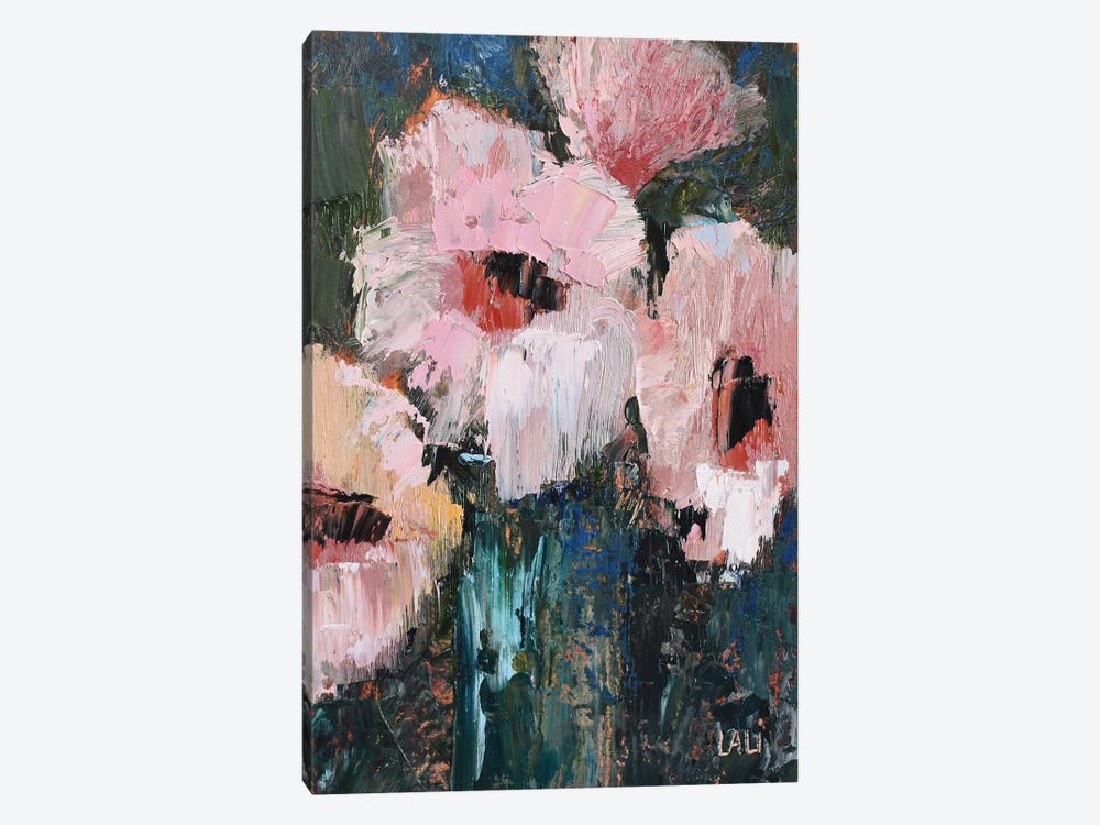 Pink Petunias by Lelya Chara 1-piece Canvas Art