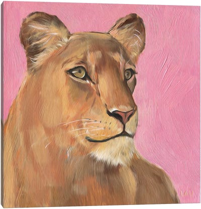 Lioness Canvas Art Print - Lelya Chara