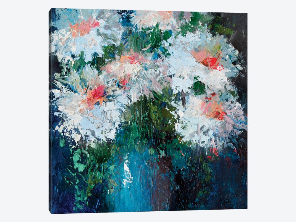 Chrysanthemums by Lelya Chara 1-piece Canvas Print