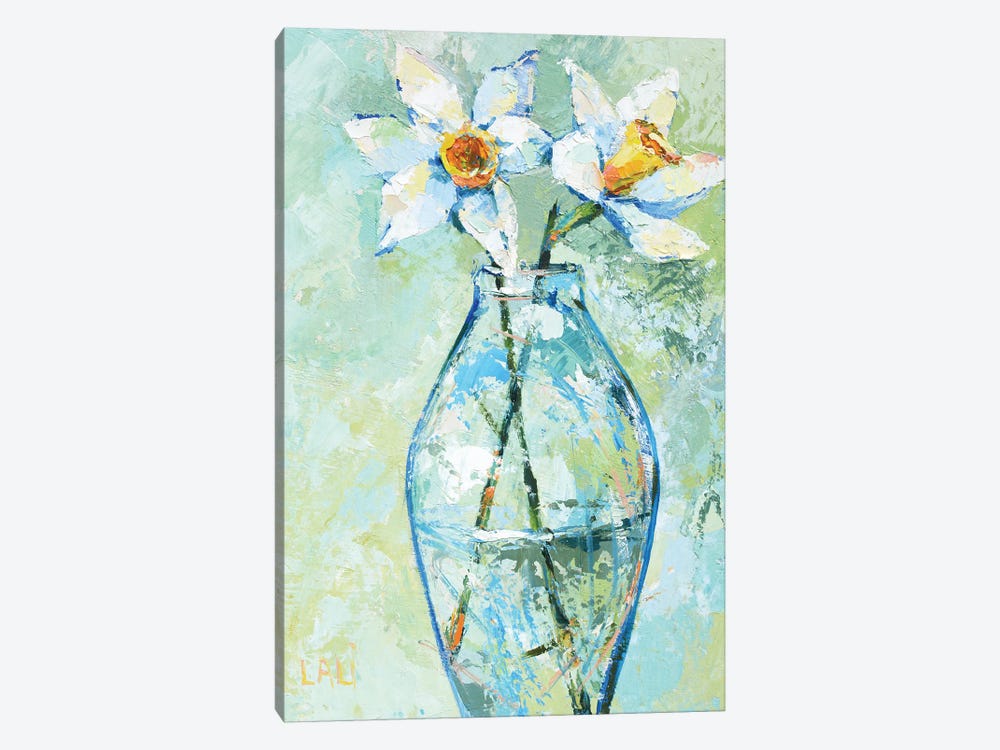Daffodil And Daffodil by Lelya Chara 1-piece Canvas Art