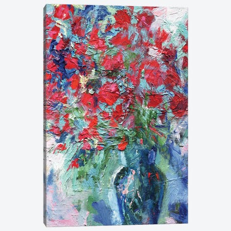 A Million Scarlet Roses Canvas Print #LYC84} by Lelya Chara Canvas Art Print