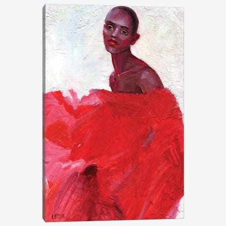 In Red Canvas Print #LYC87} by Lelya Chara Art Print