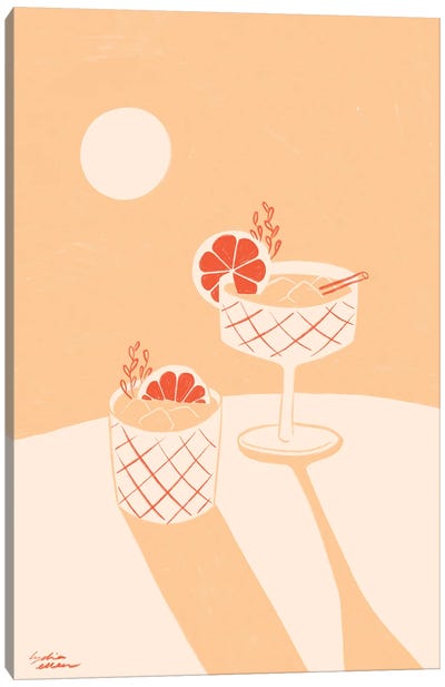 Cocktails Canvas Art Print - Sun Art