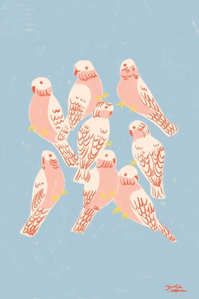 Animal Lover: Flaming Galah by Lydia Ellen