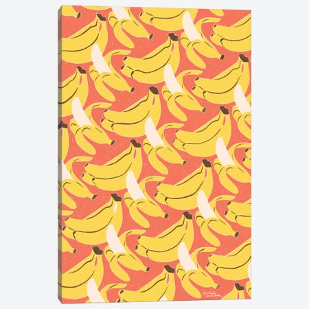 Bananas Canvas Print #LYE1} by Lydia Ellen Art Print