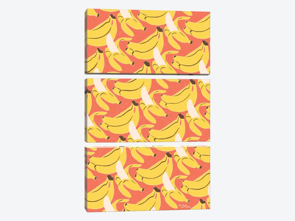 Bananas by Lydia Ellen 3-piece Canvas Print