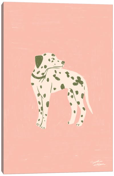 Dalmatian Canvas Art Print - Dog Art