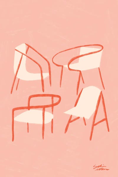 Seats by Lydia Ellen multi panel art