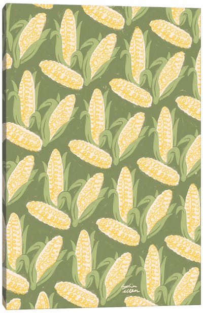 Corn Canvas Art Print - Lydia Ellen