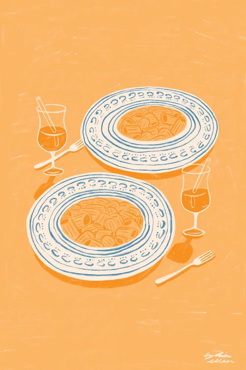 Pasta by Lydia Ellen wall art