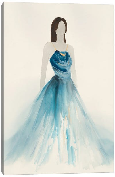 Blue Dress I Canvas Art Print