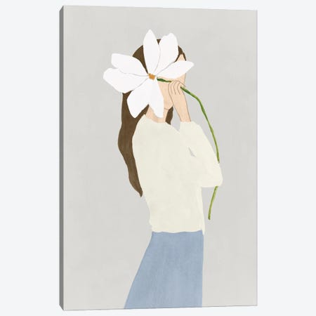 Flower Woman II Canvas Print #LYK5} by Lily K Canvas Art