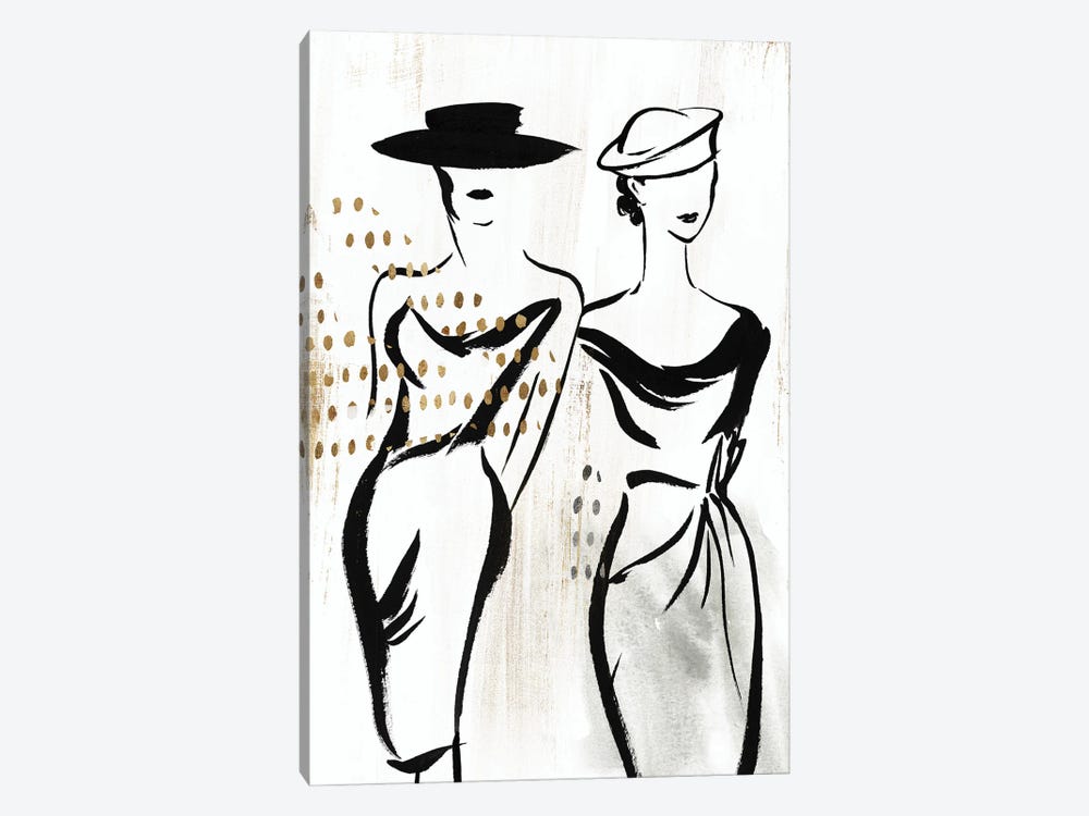 Fashion Figures I by Lily K 1-piece Canvas Wall Art