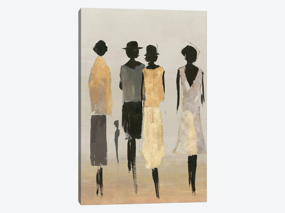 Fashionable Ladies II by Lily K 1-piece Canvas Print
