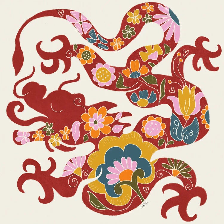 Year Of The Dragon Color