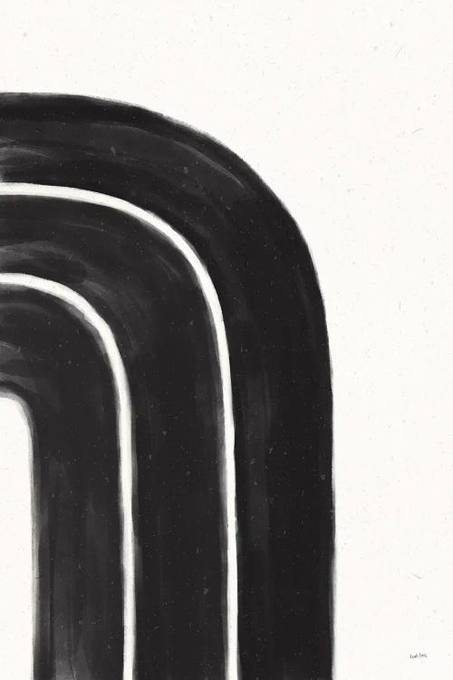 BW Rainbow I by Leah York wall art