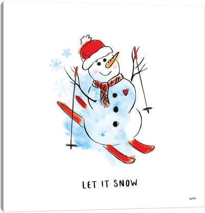 Snow Much Fun III Canvas Art Print