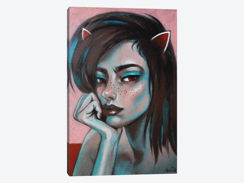 Foxy by Natasha Lyapkina 1-piece Canvas Art
