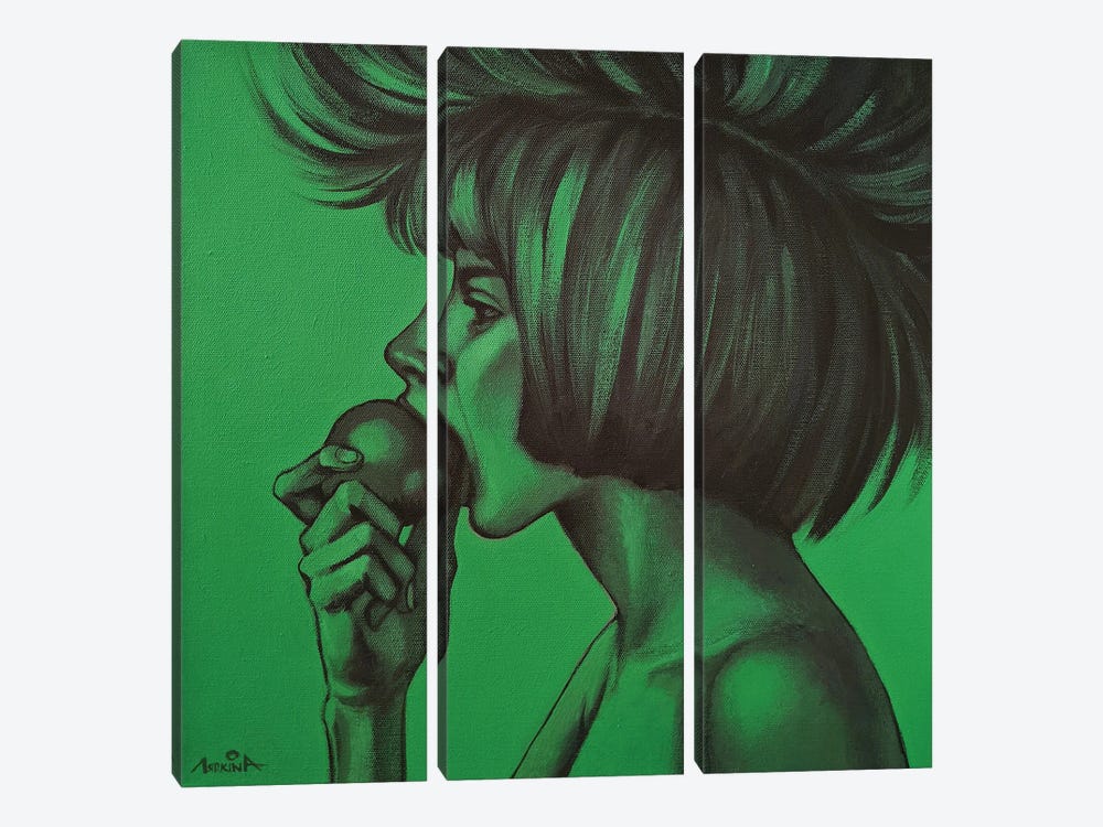 Green Energy by Natasha Lyapkina 3-piece Canvas Print
