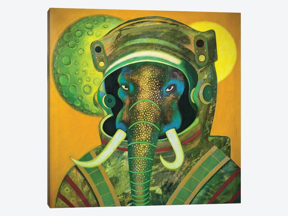 Elephant Footprints by Natasha Lyapkina 1-piece Canvas Wall Art
