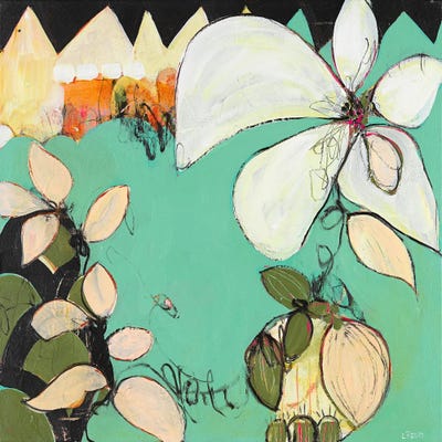 Vine Flower by Lynette Reed art print