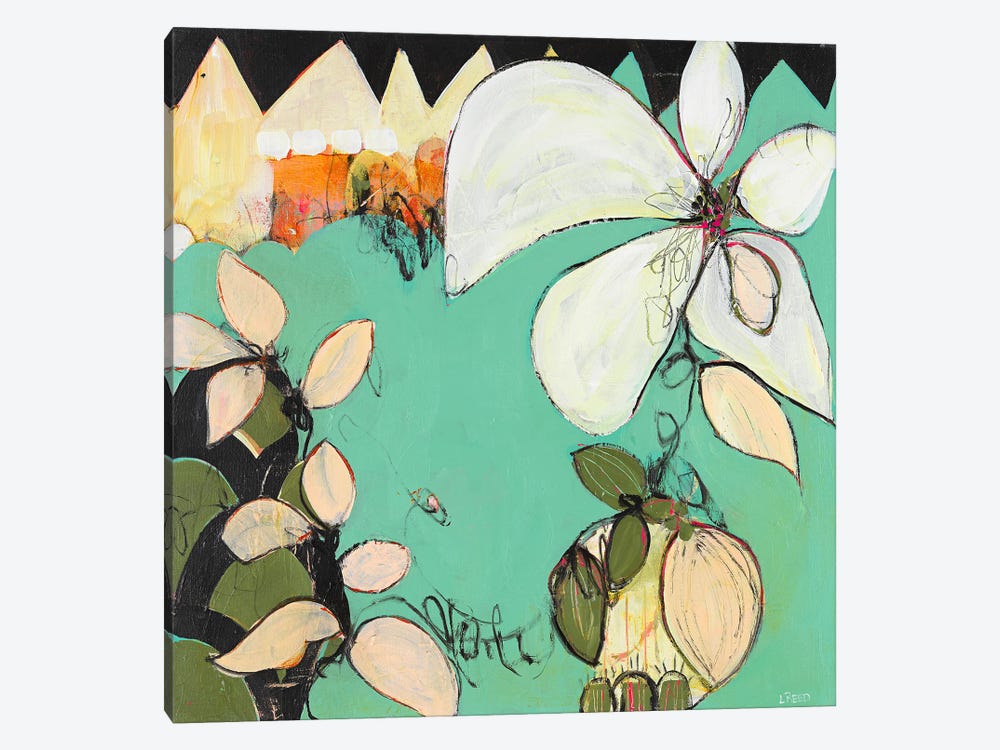 Vine Flower by Lynette Reed 1-piece Art Print