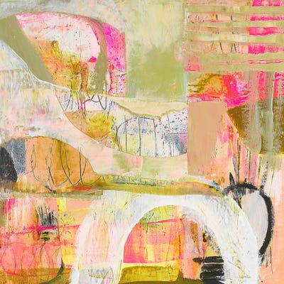 On The Terrace In The Sun We Drank Mojitos by Lynette Reed canvas print