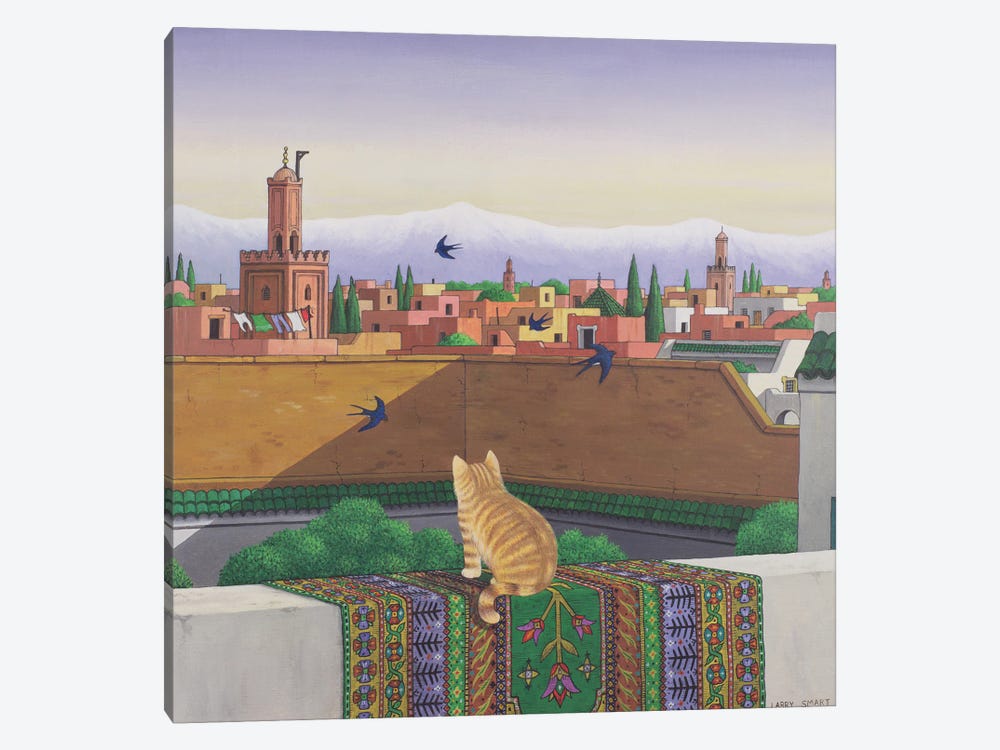 Rooftops In Marrakesh, 1989 by Larry Smart 1-piece Art Print