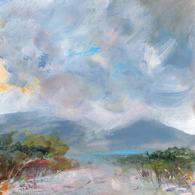Mountain Mists by Lesley Birch canvas print