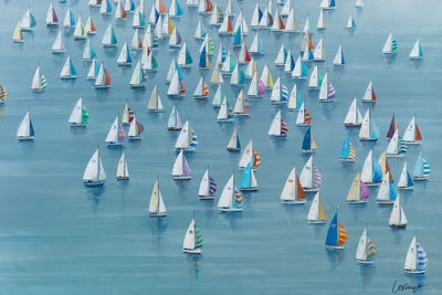 Lorenzo Collective - Canvas Prints: Gathering Of Sails by Lorenzo Collective