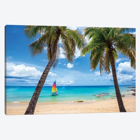 Postcard From Paradise Canvas Print #LZD6} by Lizzy Davis Canvas Wall Art