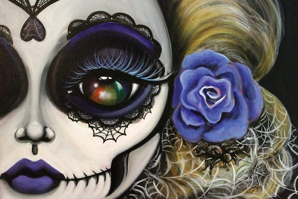Pop Surrealism & Lowbrow: Caught In A Web by Lizzy Falcon
