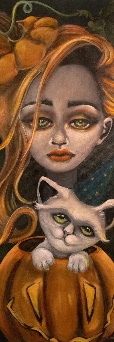 Tricky Treat by Lizzy Falcon canvas print