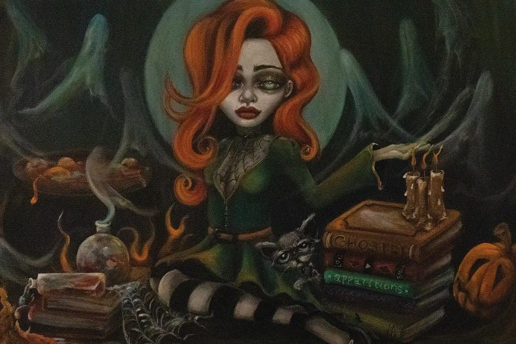 A Spooky Evening by Lizzy Falcon wall art