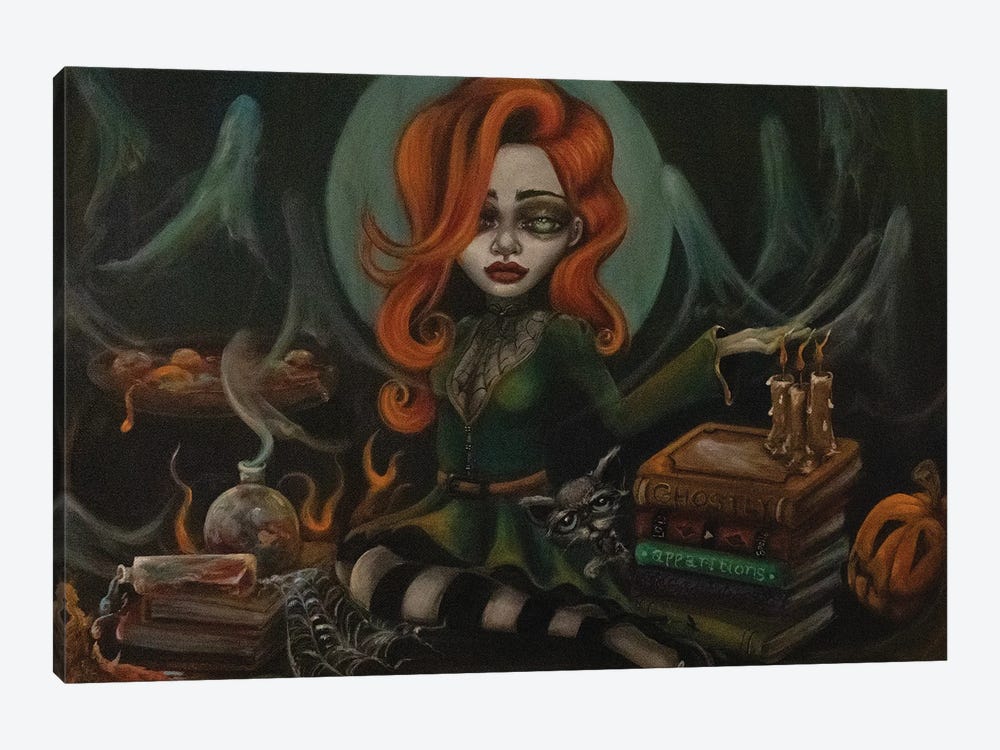 A Spooky Evening by Lizzy Falcon 1-piece Canvas Art Print