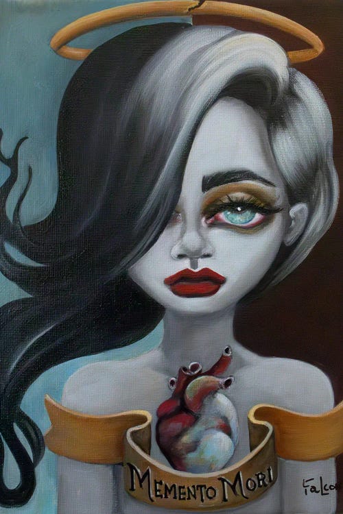 Memento Mori by Lizzy Falcon wall art