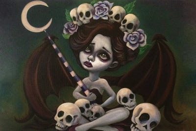 Lunar Ascension by Lizzy Falcon multi panel art