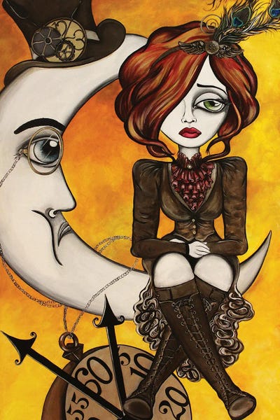 Fallacy Of Forever by Lizzy Falcon canvas print