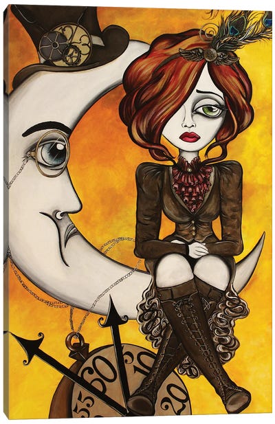 Fallacy Of Forever Canvas Art Print - Lizzy Falcon