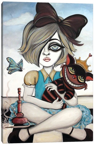 The Transformation Canvas Art Print - Alice In Wonderland