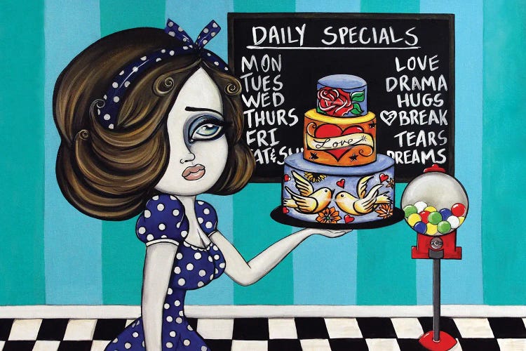 Today's Specials by Lizzy Falcon wall art