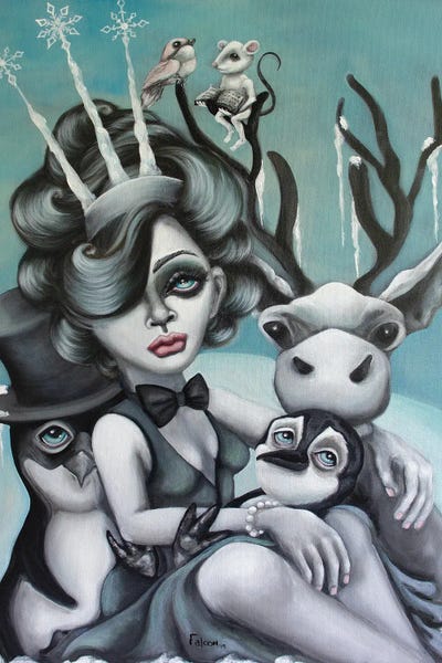 Goth Art: Baby It's Cold Outside by Lizzy Falcon