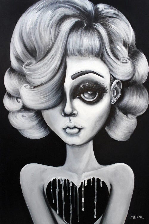 Bella Donna by Lizzy Falcon wall art